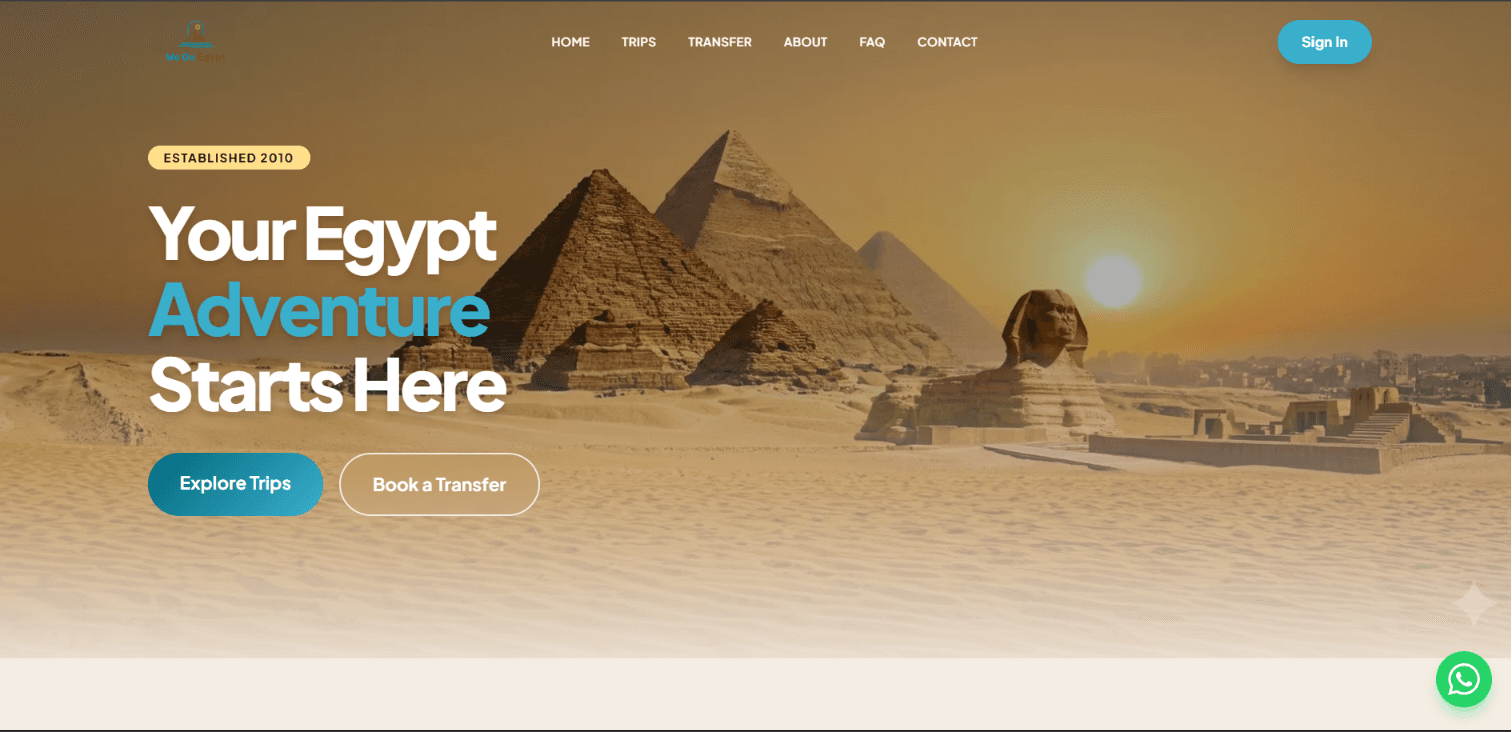 Wego Egypt — Travel & Tourism project by CodeWars Egypt
